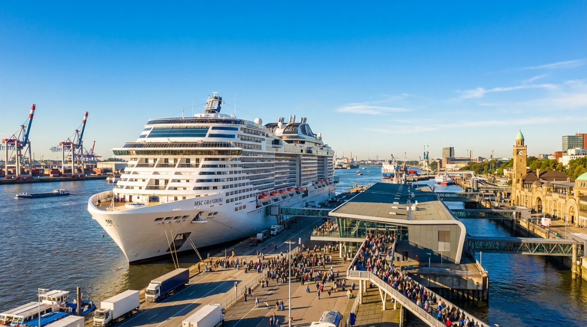 המבורג - ירידה מהשייט - ברלין