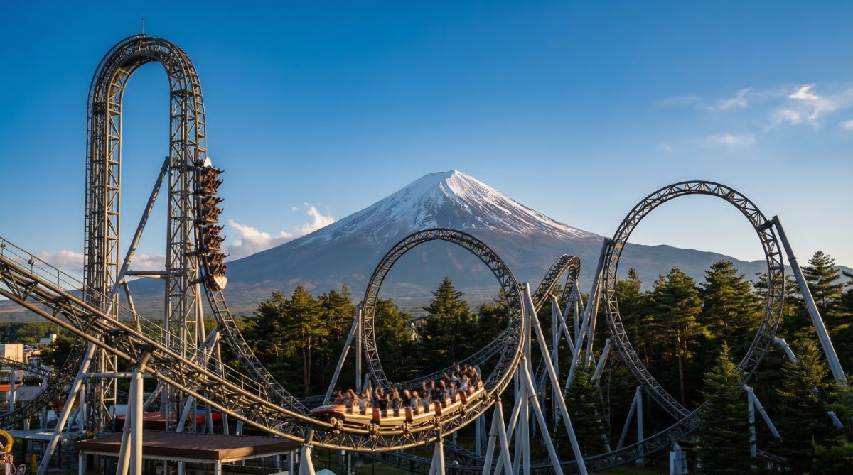 הר פוג'י ופארק Fuji-Q Highland