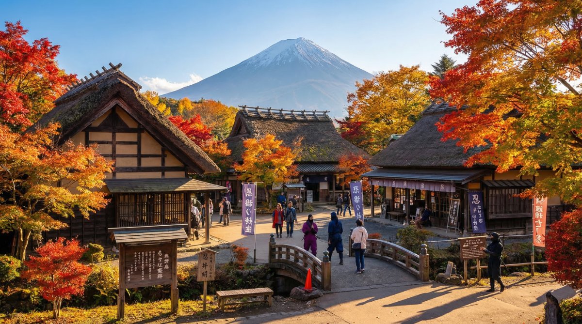 כפר הנינג'ות שינובינוסאטו - שייט באגם אשי