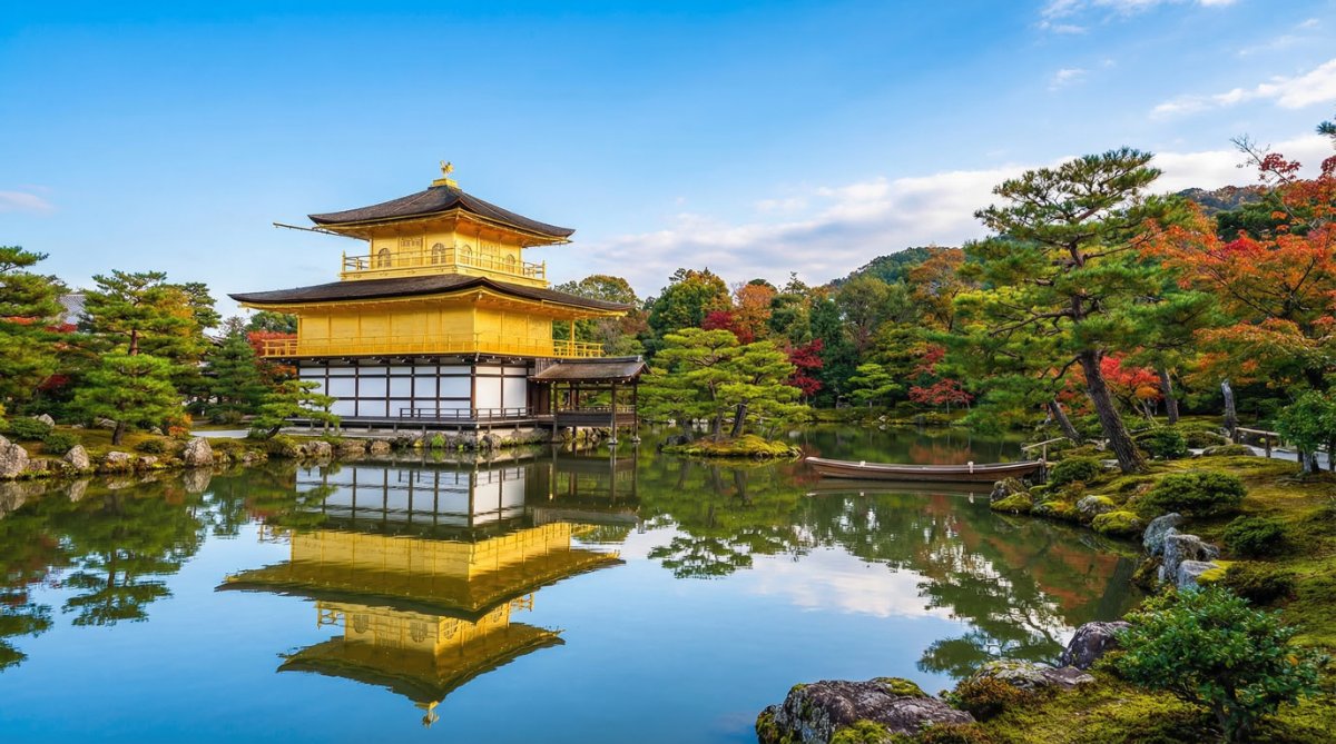 רכבת שינקנסן לקיוטו - סדנת סושי - מקדש הזהב - נישיקי מרקט - רובע גיון