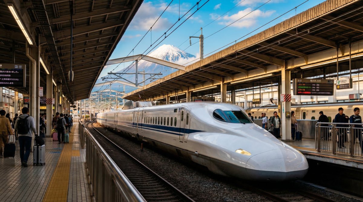רכבת שינקנסן לקיוטו - סדנת סושי - מקדש הזהב - נישיקי מרקט - רובע גיון