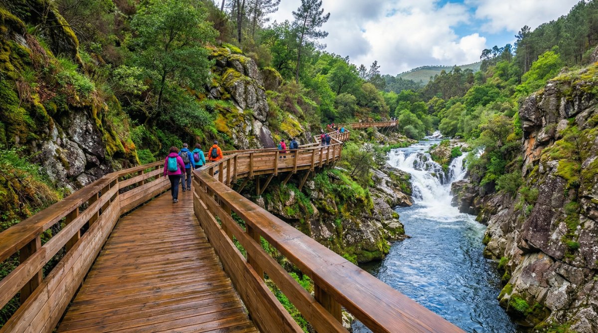 פארק ארוקה - פארק גיאוגרפי - שייט בקאנו - הגשר התלוי