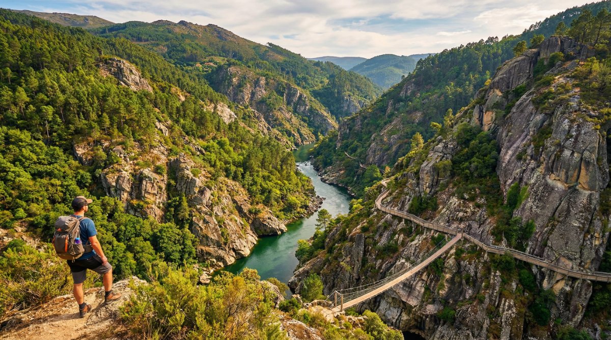 פארק ארוקה - פארק גיאוגרפי - שייט בקאנו - הגשר התלוי