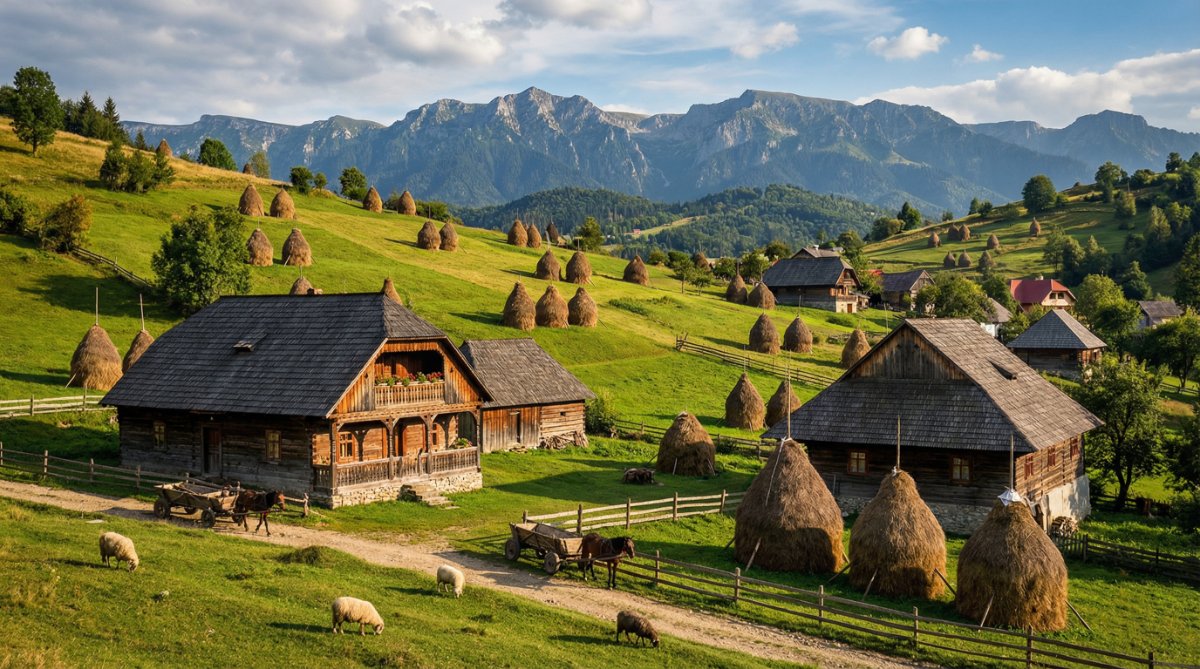 טירת דרקולה - עגלות סוסים - ארוחה טיפוסית