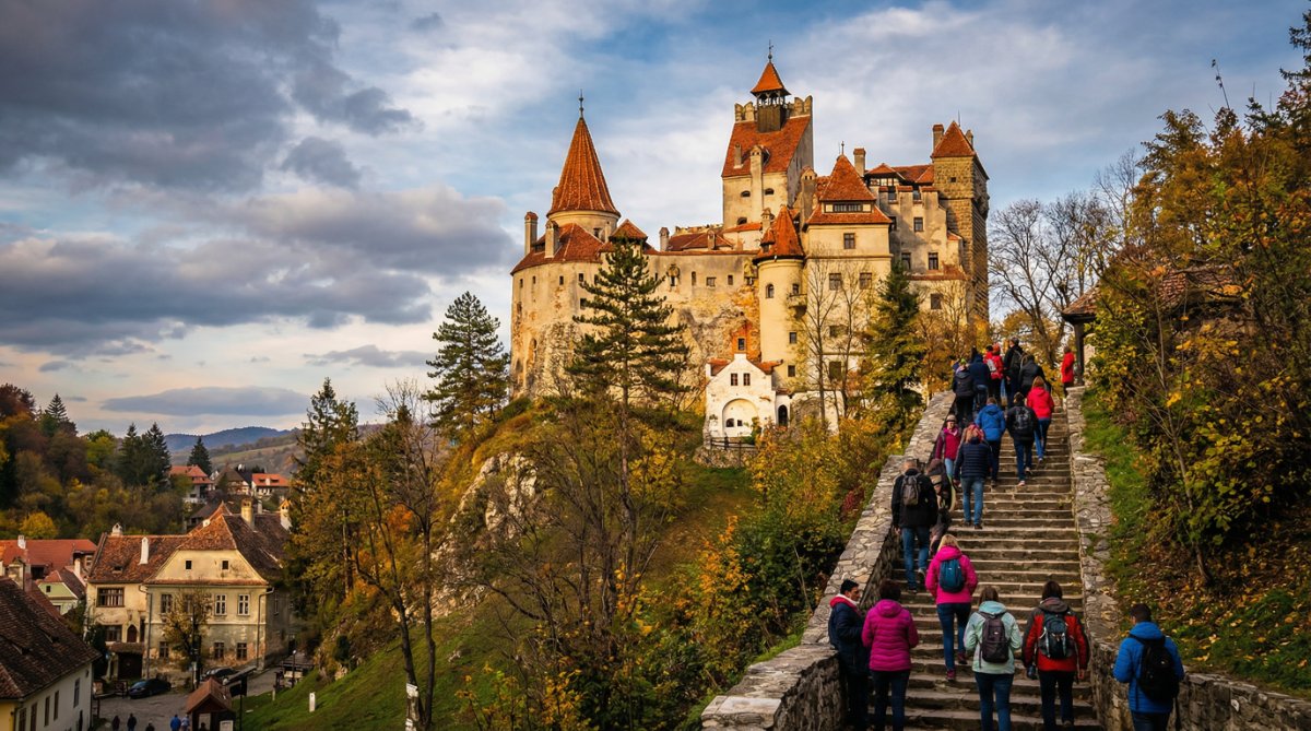 טירת דרקולה - עגלות סוסים - ארוחה טיפוסית