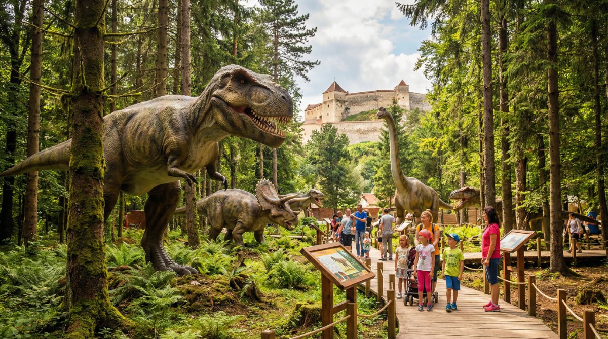 פארק החבלים - פארק דינו ומבצר רישנוב - פואינה ברשוב