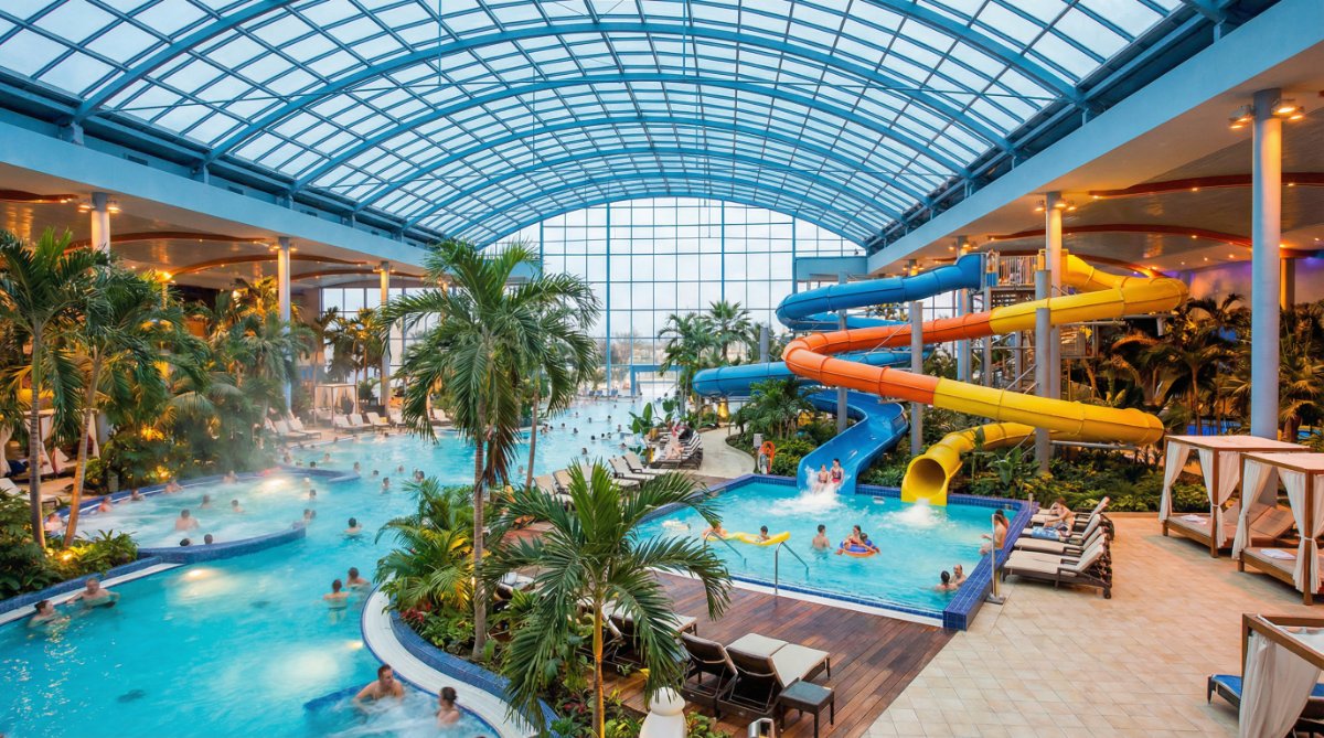 אגם דופטנה וסכר פאלטינו - פארק המים Therme בוקרשט