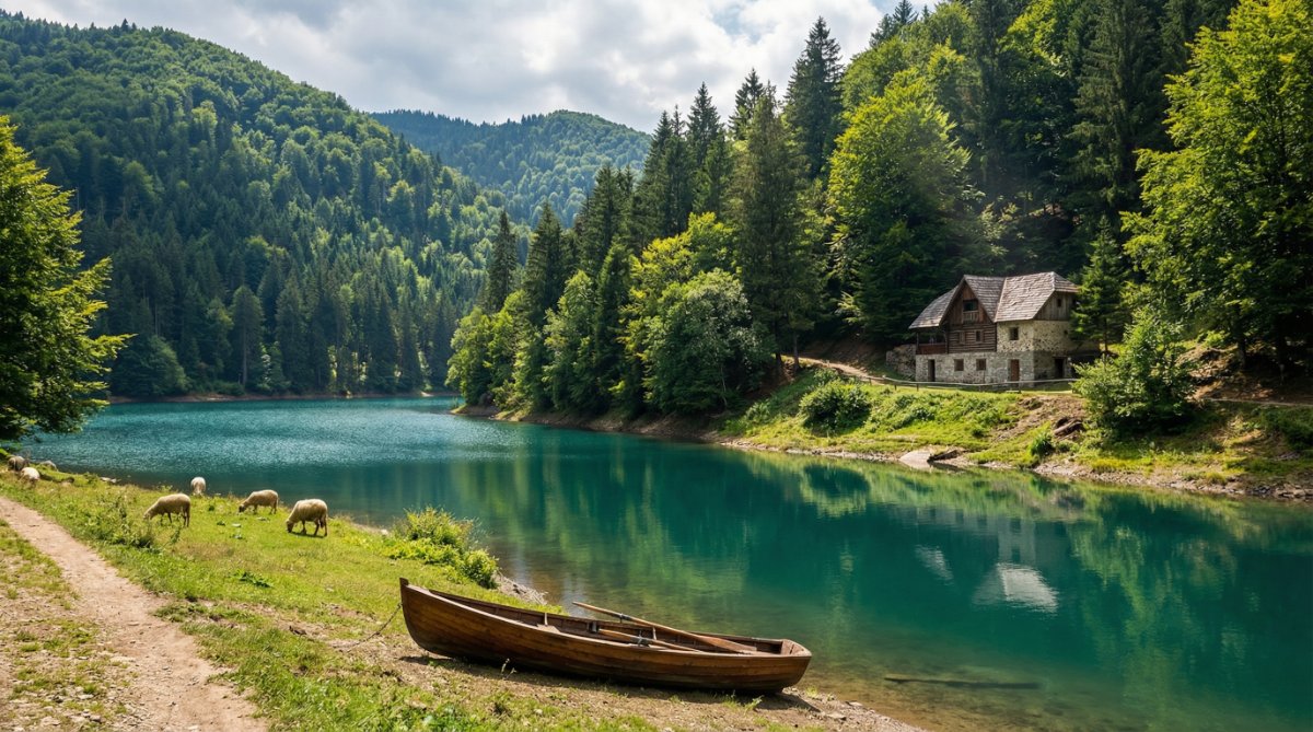 אגם דופטנה וסכר פאלטינו - פארק המים Therme בוקרשט
