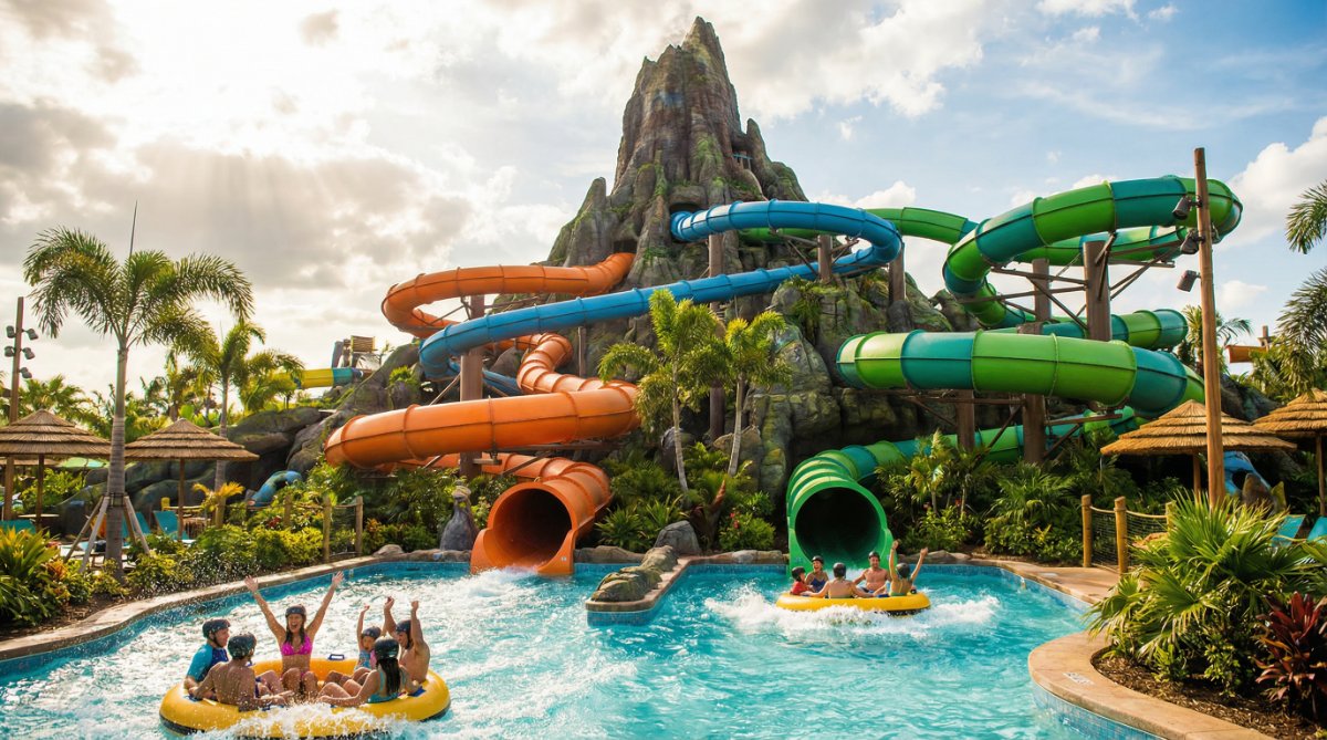 אורלנדו - פארק המים וולקנו ביי